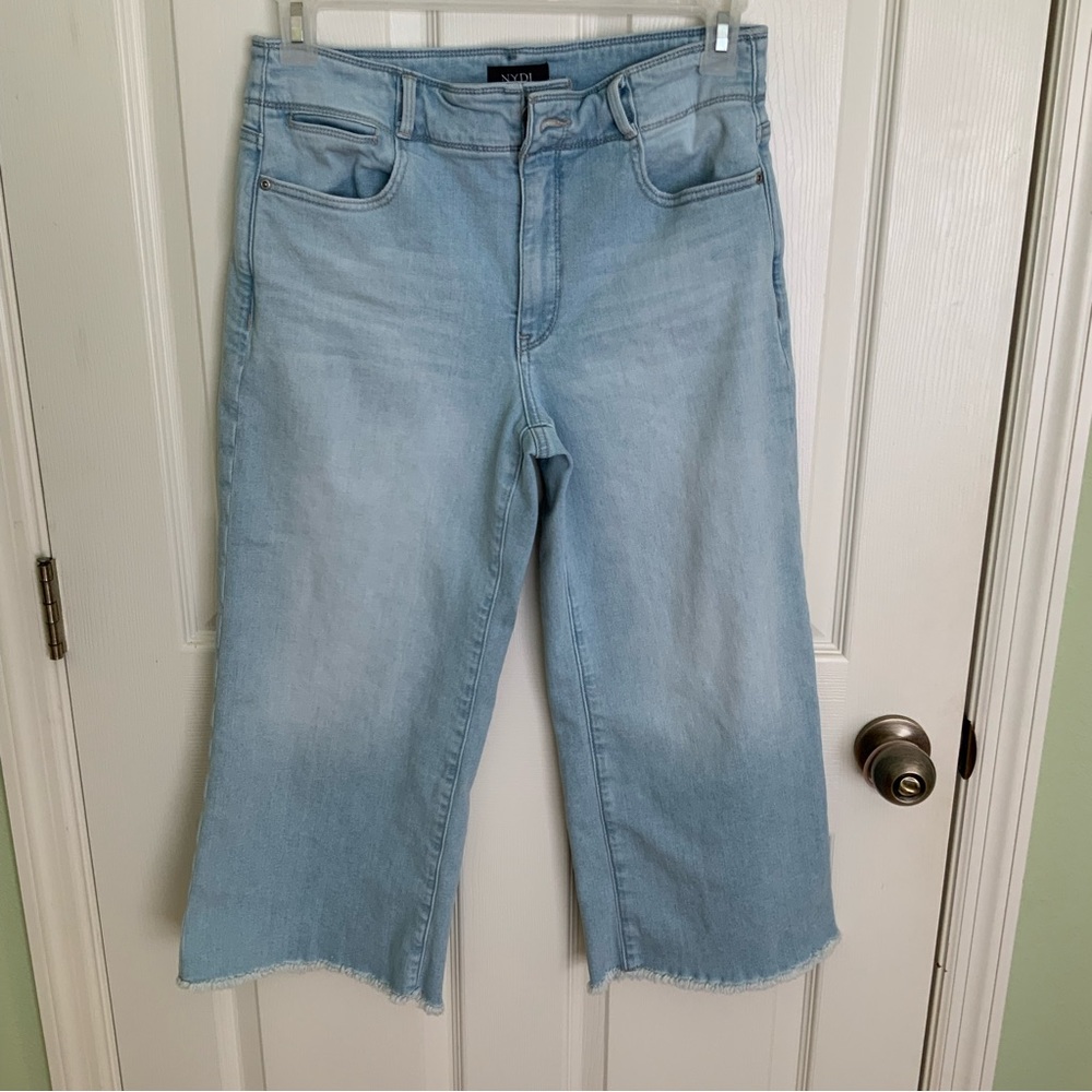 NYDJ wide leg crop jeans